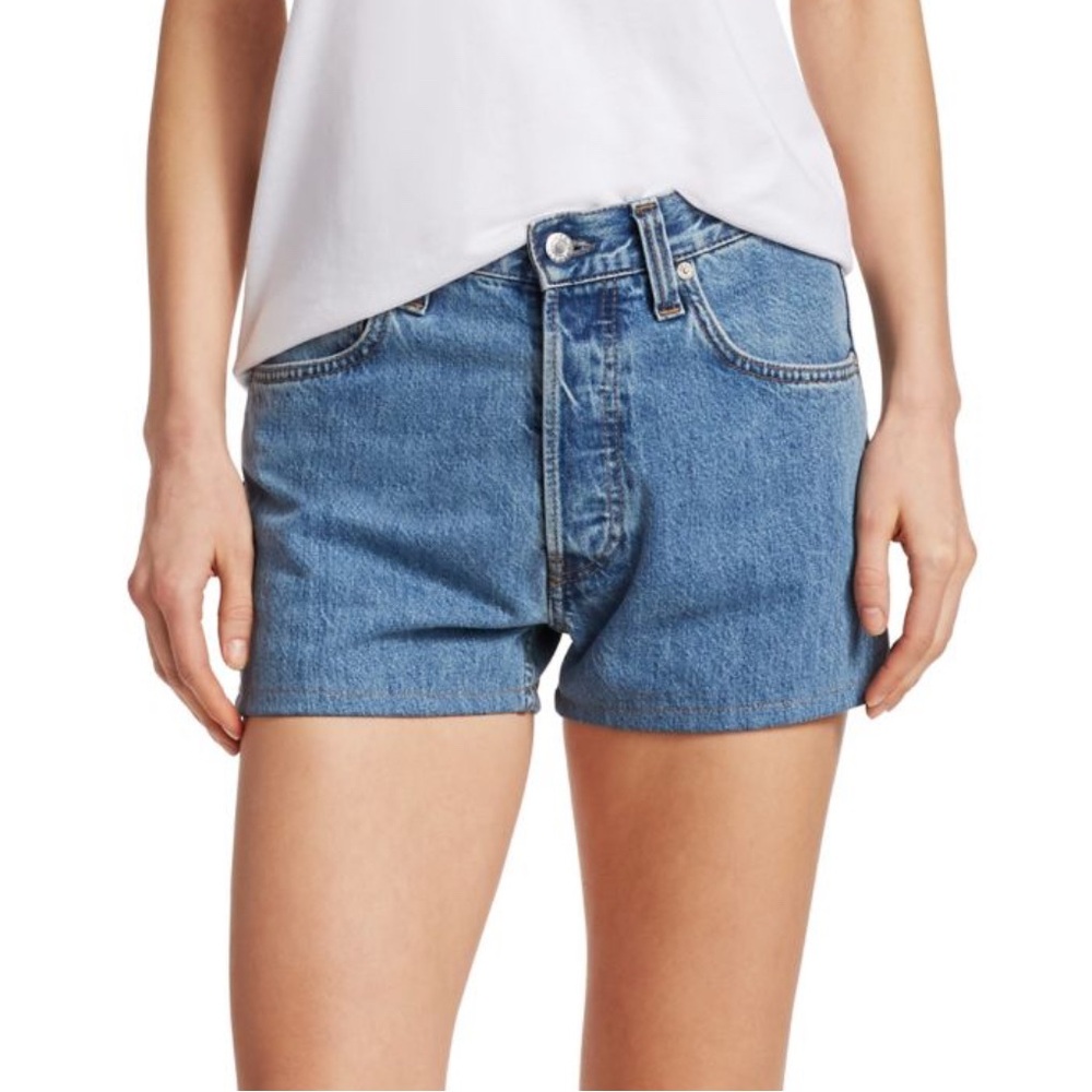 HELMUTβ LANG Masc High-Rise Denim Shorts